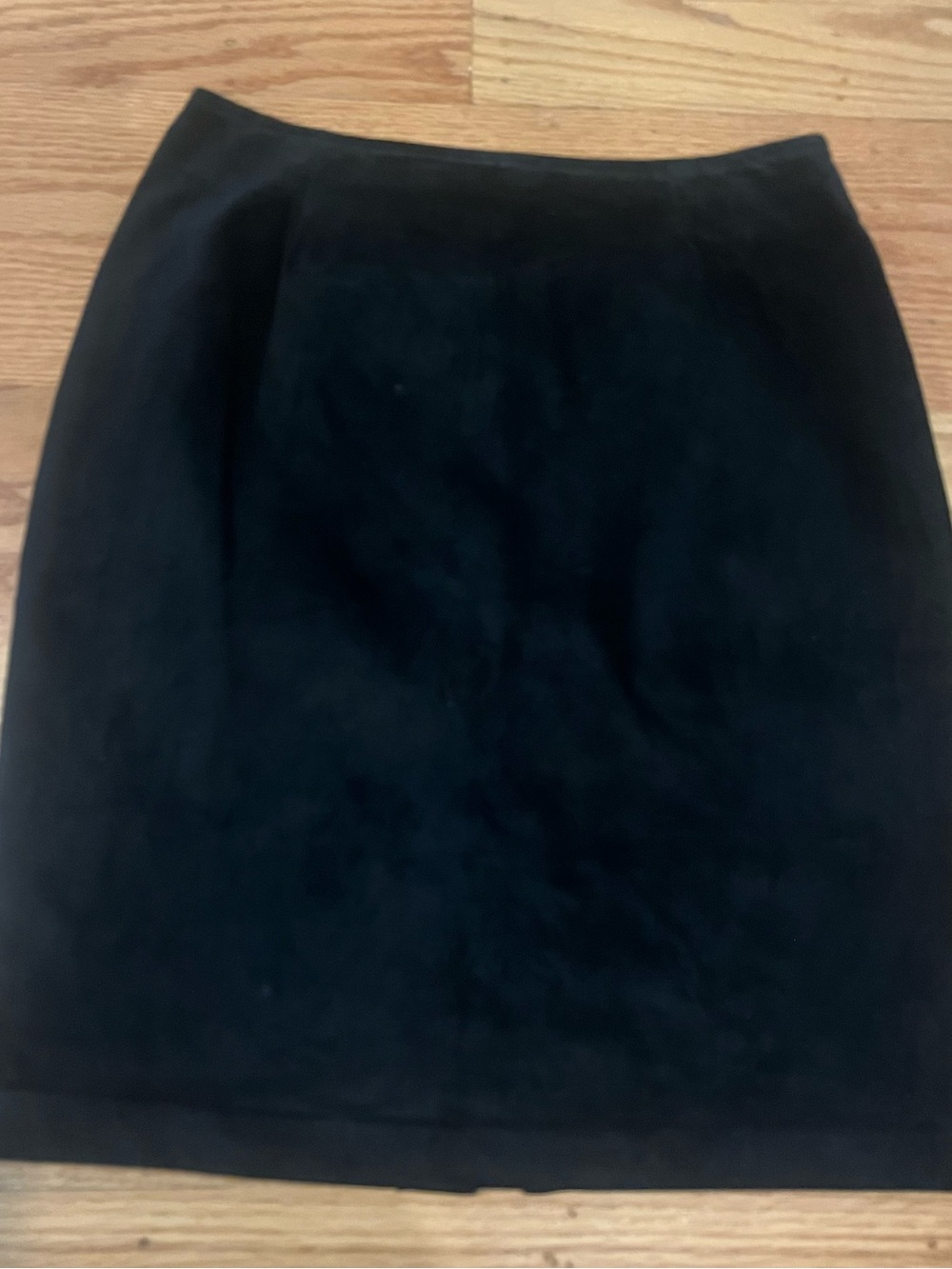 Vintage Danier Black Genuine Leather Skirt Made in Canada Size 6